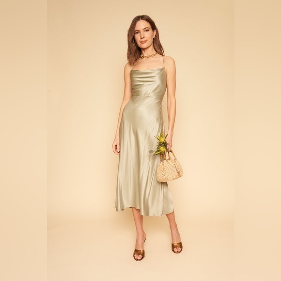 Whimsy + Row Dresses & Skirts - Whimsy + Row Camilla dress in Sage. Size 4.
